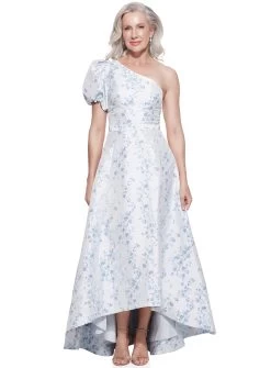 Kylee One Shoulder Brocade Dress - Made To Order -Fashion Dress Shop kylee dress 1 2bb69317 1b1f 4efd ac51 38a6f6001937