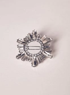Liana Diamante Hair Clip - Silver -Fashion Dress Shop liana4
