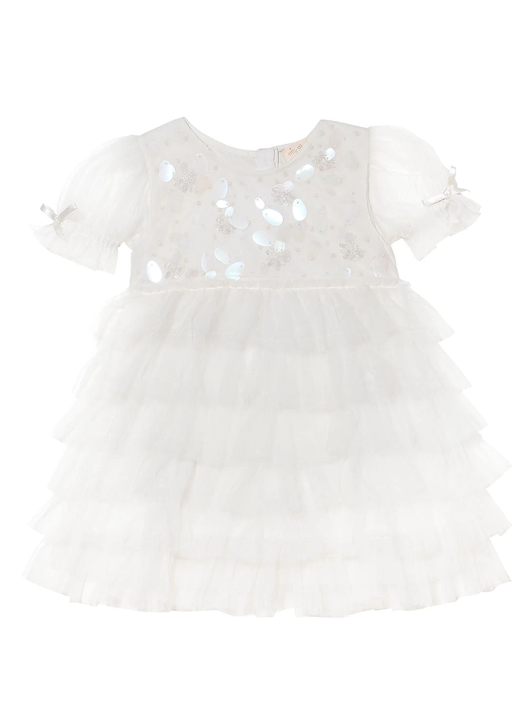 Bébé Lucky Charm Tulle Dress - Milk - Size 0-3months 4 Bébé Lucky Charm Tulle Dress - Milk - Size 0-3months - Image 2