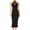Black Monroe Midi -Fashion Dress Shop monroe midi nookie black 1
