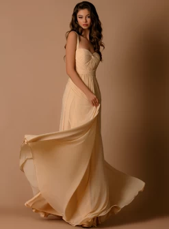Ashton Dress NBM1042 - Made To Order -Fashion Dress Shop nbm1042 Nicoletta sand 1 e275dd7f c27a 48e7 9cd9 b8adbfc6a106