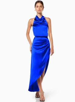 Picturesque Dress -Fashion Dress Shop picturesque dress electric blue elliatt 4