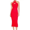 Flame Monroe Midi -Fashion Dress Shop red monroe midi nookie 1