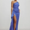 Samira Dress With Diamante Strap -Fashion Dress Shop samira dress diamante strap lexi clothing 1
