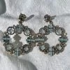 Silver St Tropez Earrings -Fashion Dress Shop tropez1