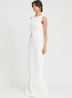 Valentina Dress -Fashion Dress Shop valentina dress ivory tojha T0410 3