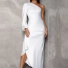 White Leon Dress 2 White Leon Dress -Fashion Dress Shop white leon dress elle zeitoune 1