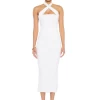 White Monroe Midi -Fashion Dress Shop white monroe midi nookw 1