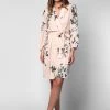Arles Gardenia Print Robe -Fashion Dress Shop wr8006 1