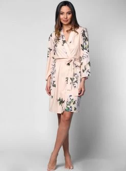 Arles Gardenia Print Robe