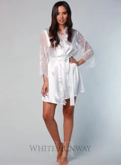 Marseille Satin Lace Robe