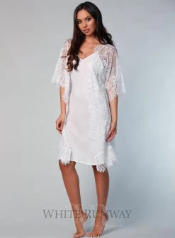 Lyon Short Lace Robe 18 Lyon Short Lace Robe -Fashion Dress Shop wr8028 6