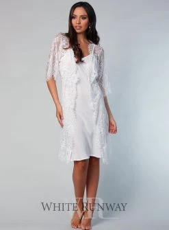 Lyon Short Lace Robe 17 Lyon Short Lace Robe -Fashion Dress Shop wr8028 7