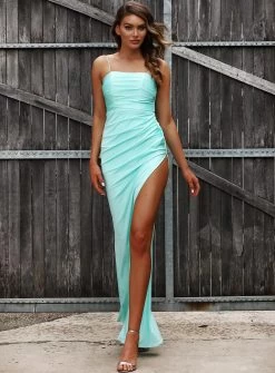 Alhambra Split Maxi - Silver - Size 14 -Fashion Dress Shop wrjx3028 9