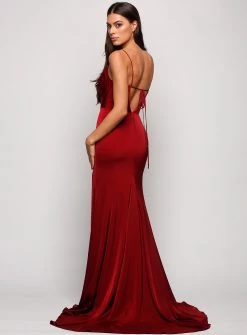 Luyanna Cowl Front Gown 40 Luyanna Cowl Front Gown -Fashion Dress Shop wrsc1038 16