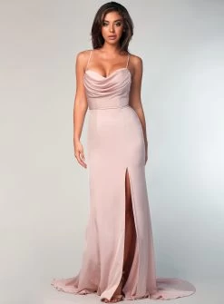 Luyanna Cowl Front Gown - Made To Order -Fashion Dress Shop wrsc1038 6 8e39d4e9 f86b 4a18 920a e159f2d7f6eb