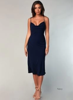 Elsa Satin Cowl Neck Midi -Fashion Dress Shop wrsc1049 37