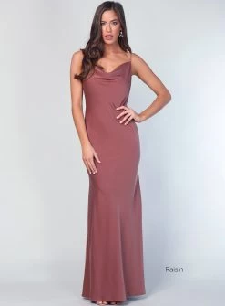 Sasha Satin Cowl Neck Maxi -Fashion Dress Shop wrsc1050 14