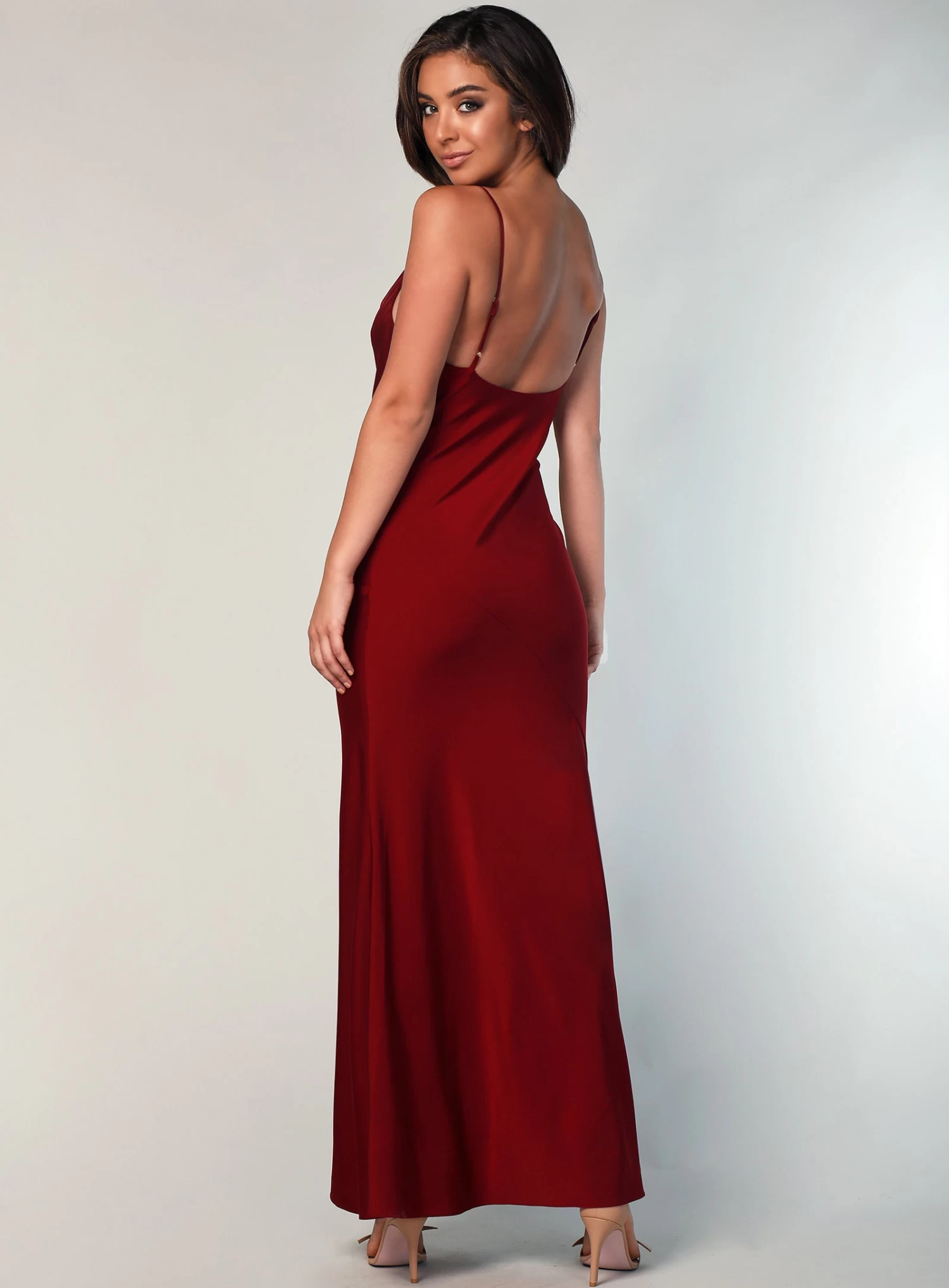 Sasha Satin Cowl Neck Maxi - Made To Order 19 Sasha Satin Cowl Neck Maxi - Made To Order - Image 17