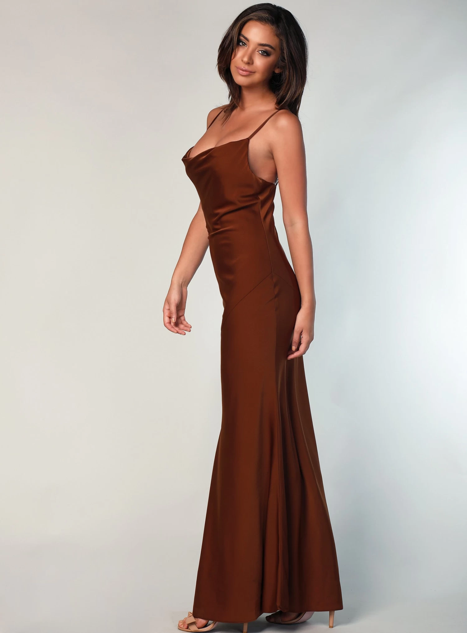 Sasha Satin Cowl Neck Maxi - Made To Order 15 Sasha Satin Cowl Neck Maxi - Made To Order - Image 13
