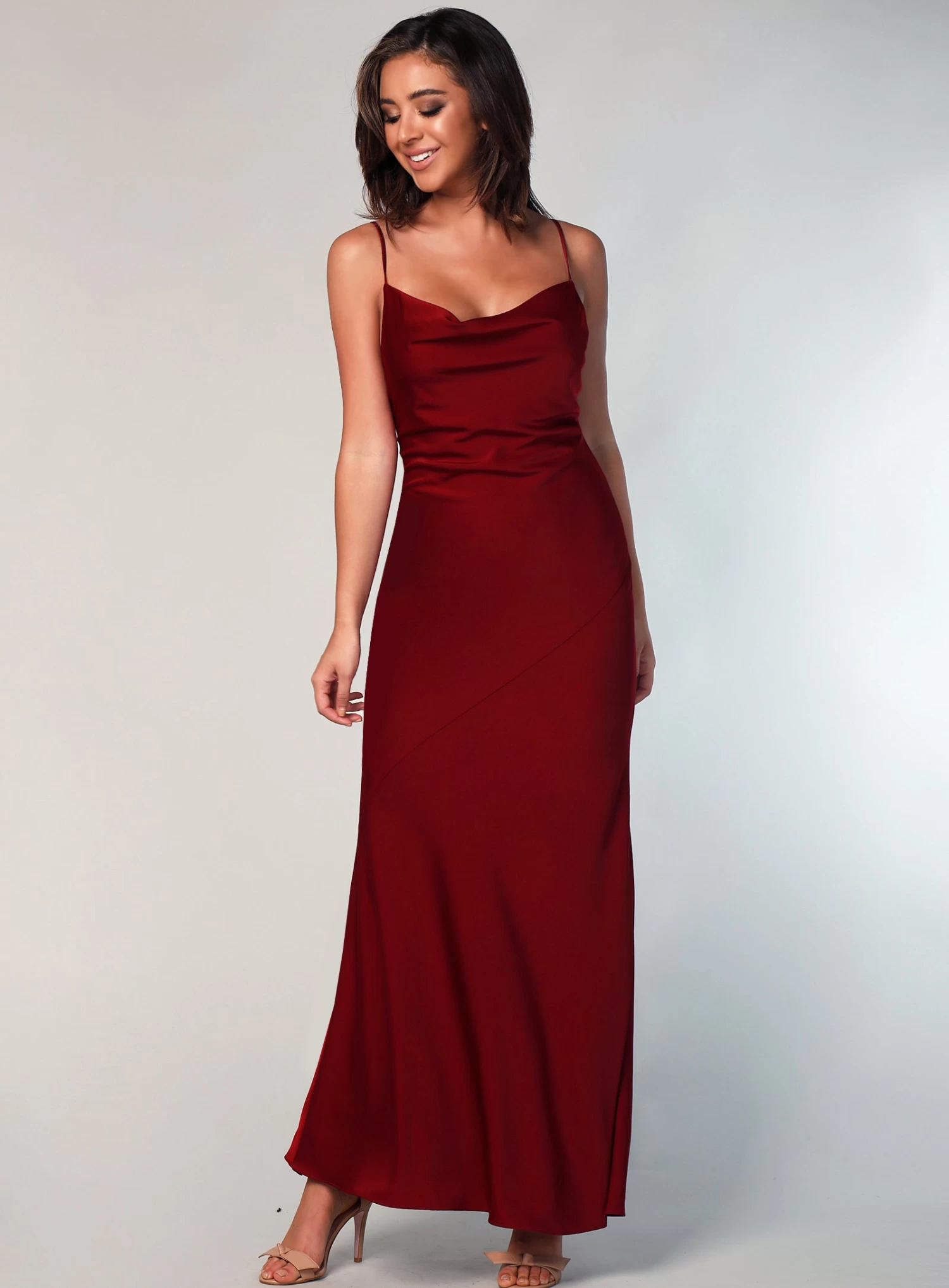 Sasha Satin Cowl Neck Maxi - Made To Order 10 Sasha Satin Cowl Neck Maxi - Made To Order - Image 8