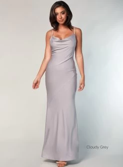 Sasha Satin Cowl Neck Maxi -Fashion Dress Shop wrsc1050 73