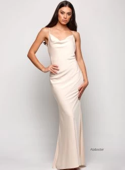 Sasha Satin Cowl Neck Maxi -Fashion Dress Shop wrsc1050 86