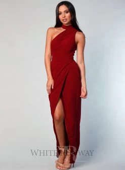 Lillian High Neck Dress - Pastel Grey - Size 8 -Fashion Dress Shop wrsr00050 52