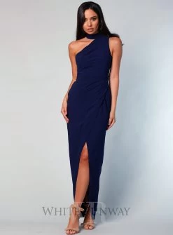 Lillian High Neck Dress - Pastel Grey - Size 8 -Fashion Dress Shop wrsr00050 59