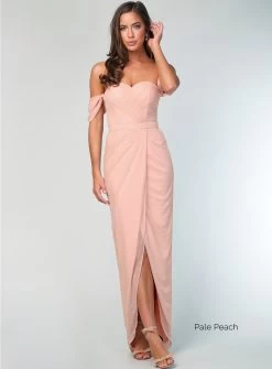 Faulty - Gigi Ruched Dress - Dove - Size 24 30 Faulty - Gigi Ruched Dress - Dove - Size 24 -Fashion Dress Shop wrsr00051 54