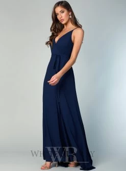 Camisole Gown With Train -Fashion Dress Shop wrsr124 d 8