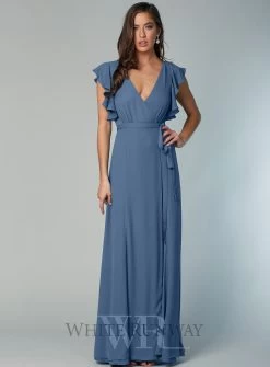Flutter Sleeve Flare Maxi -Fashion Dress Shop wrsr126 c 11