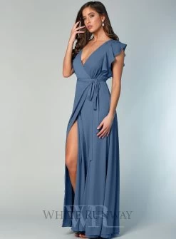 Flutter Sleeve Flare Maxi -Fashion Dress Shop wrsr126 c 13