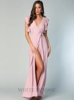 Flutter Sleeve Flare Maxi -Fashion Dress Shop wrsr126 c 2