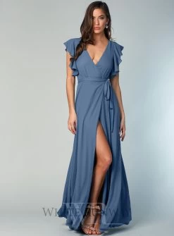 Flutter Sleeve Flare Maxi -Fashion Dress Shop wrsr126 c 9