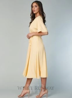 Kimono Sleeve Midi -Fashion Dress Shop wrsr127 a 10