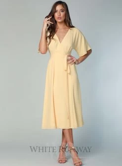 Kimono Sleeve Midi -Fashion Dress Shop wrsr127 a 8