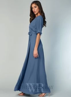 Kimono Sleeve Slim Skirt Maxi -Fashion Dress Shop wrsr127 b 10