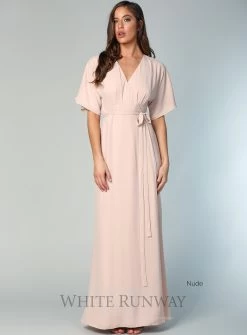 Kimono Sleeve Slim Skirt Maxi -Fashion Dress Shop wrsr127 b 11