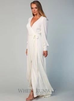 Bishop Sleeve Gown With Train 25 Bishop Sleeve Gown With Train -Fashion Dress Shop wrsr128 d 3