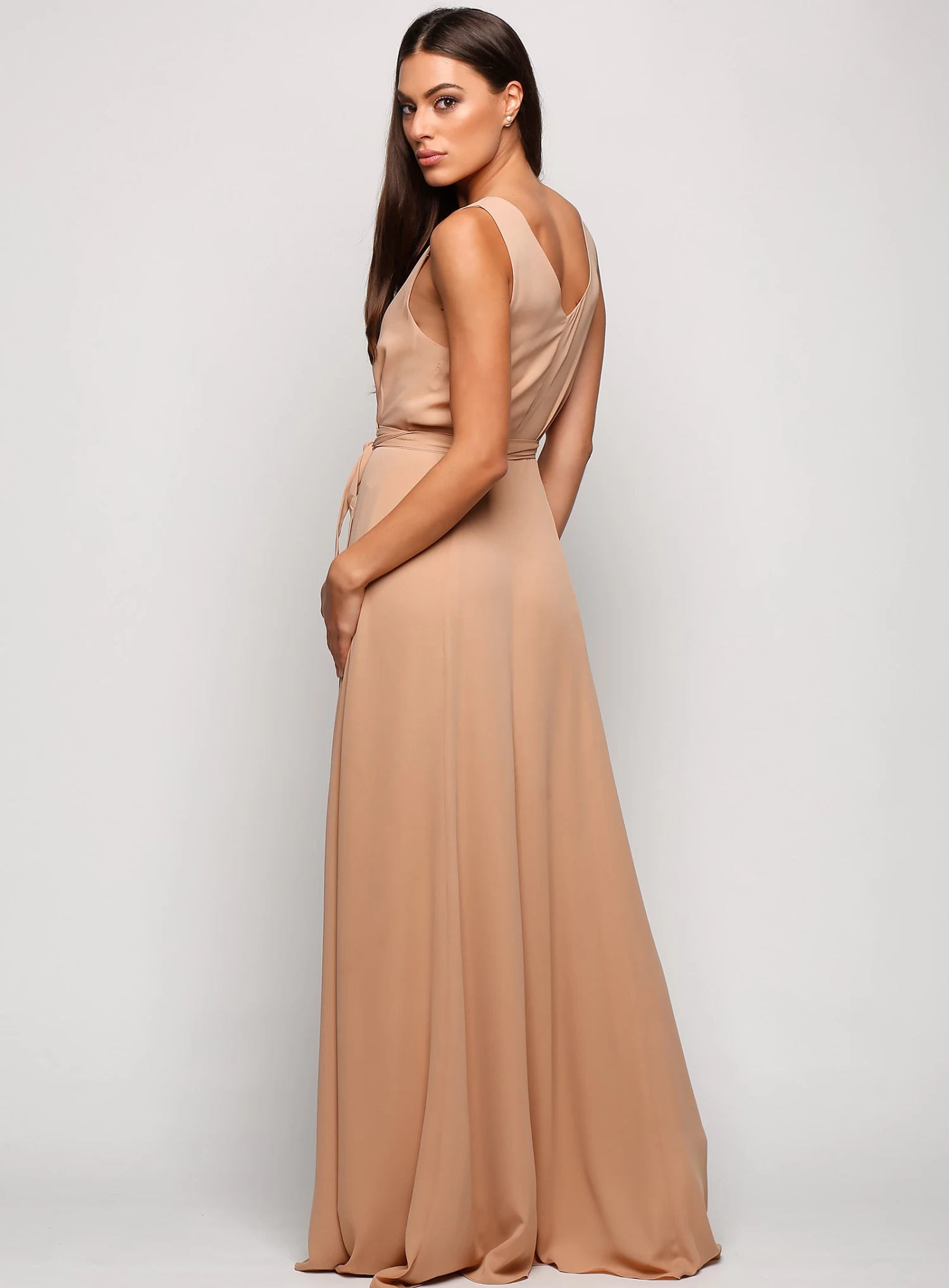Sleeveless Wrap Flare Maxi - Rose Pink - Size 6 19 Sleeveless Wrap Flare Maxi - Rose Pink - Size 6 - Image 17