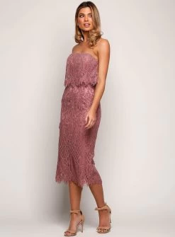 Cherry Lace Midi Dress - Made To Order -Fashion Dress Shop wrsr139 24 85416026 cfb5 49a1 9954 d6d58b34a3cb