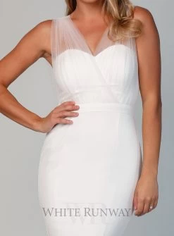 Laneese Cross Over Tulle Dress -Fashion Dress Shop wrsr164 04