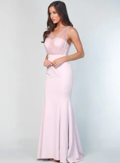 Laneese Cross Over Tulle Dress -Fashion Dress Shop wrsr164 36
