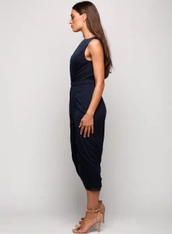 Hailey Cowl Back Dress - Off White - Size 10 -Fashion Dress Shop wrsr175 12