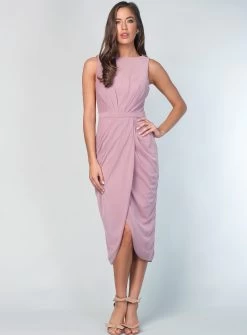 Hailey Cowl Back Dress - Off White - Size 10