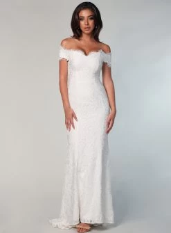 Marigold Lace Gown -Fashion Dress Shop wrsr183 15