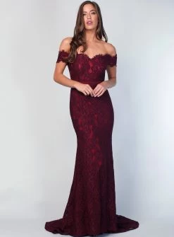 Marigold Lace Gown -Fashion Dress Shop wrsr183 5