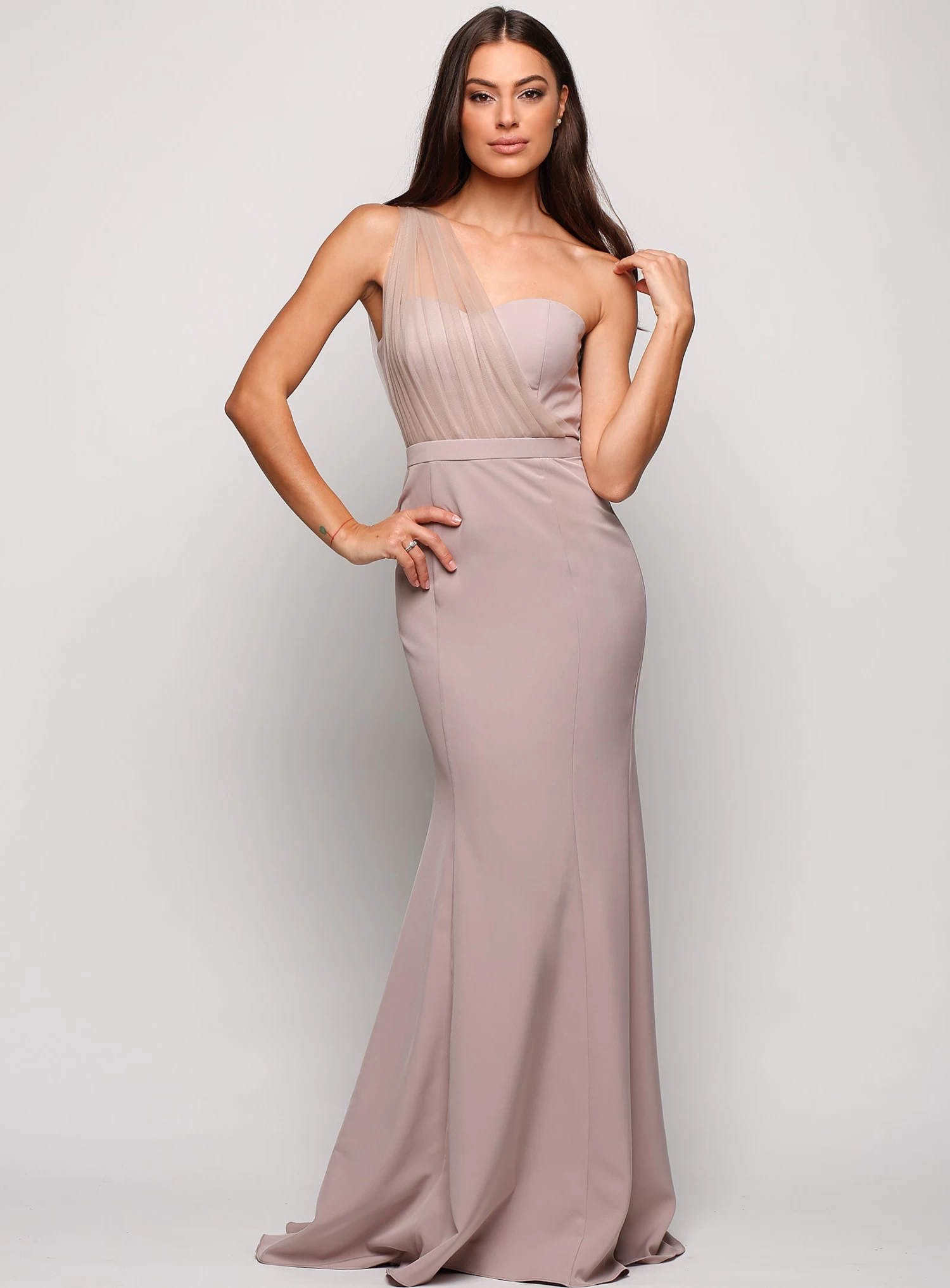 Marissa One Shoulder Tulle Dress - Made To Order 4 Marissa One Shoulder Tulle Dress - Made To Order - Image 2