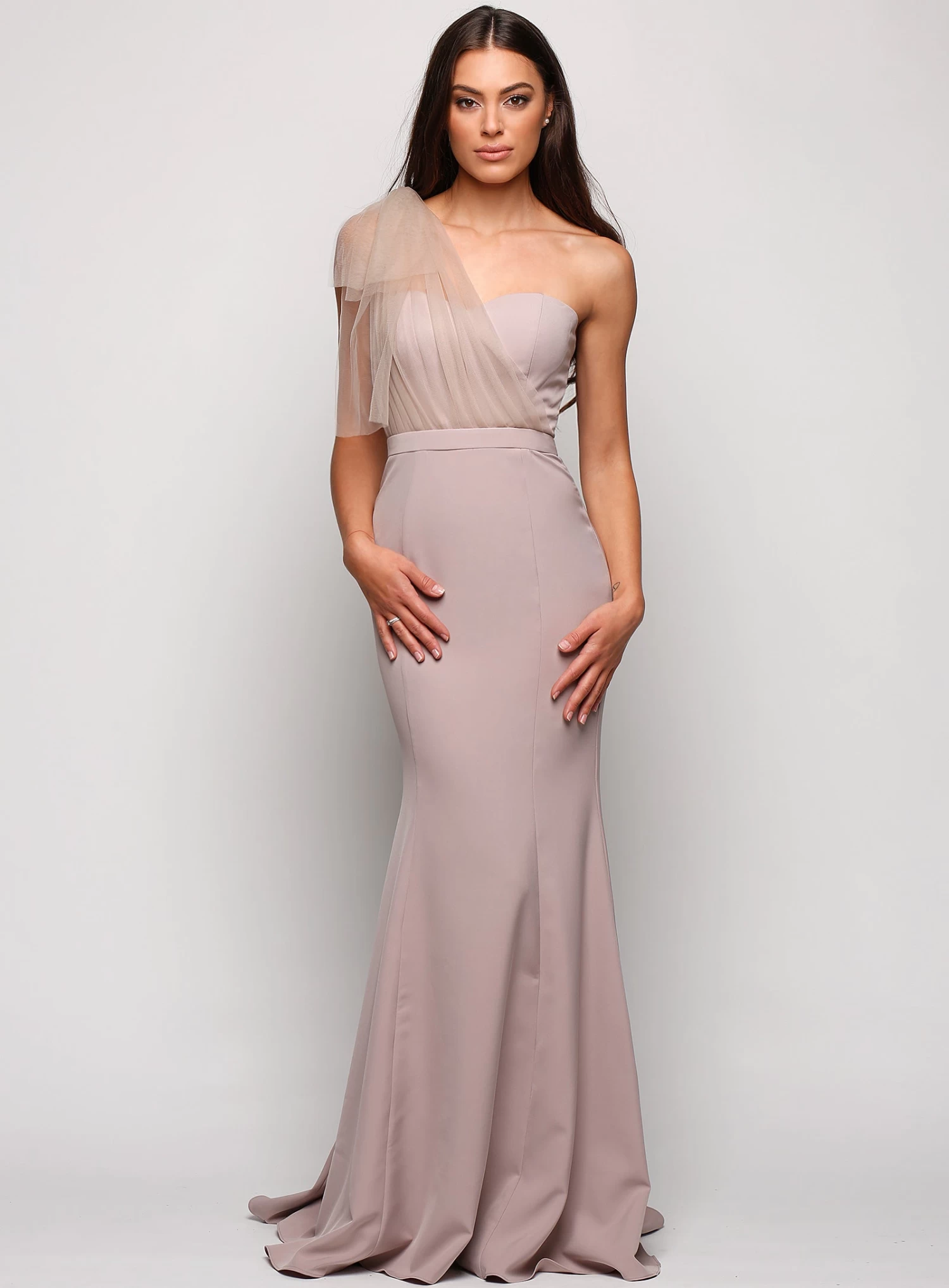 Marissa One Shoulder Tulle Dress - Made To Order 9 Marissa One Shoulder Tulle Dress - Made To Order - Image 7